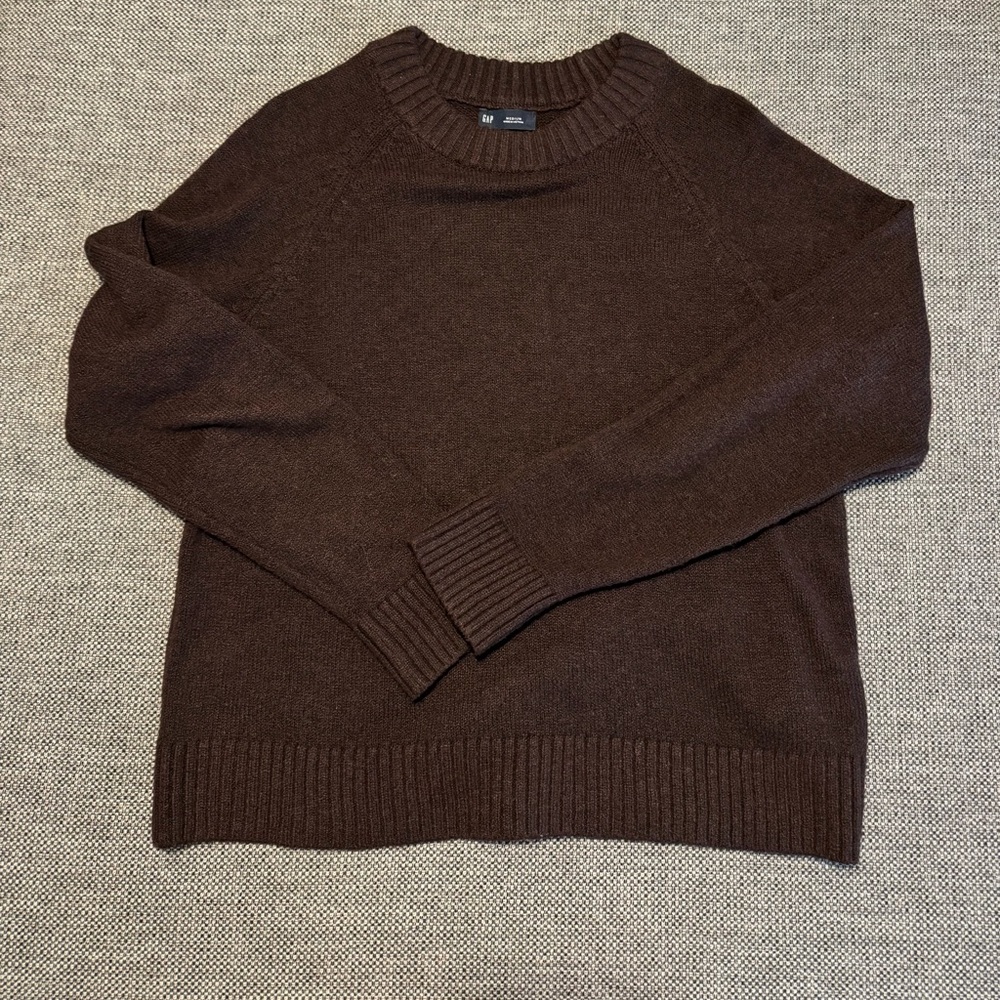 GAP Women’s Crewneck Sweater - Chocolate Brown